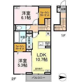 EL VIENTO PISTA【2階】の間取り