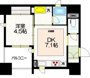 アトラス早稲田の杜【6階】の間取り