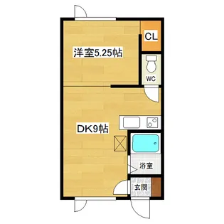 モアクレスト【1階】の間取り
