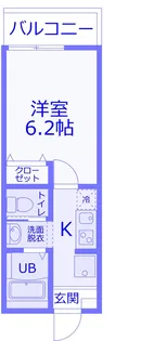 パームコテージ日進19番館【3階】の間取り
