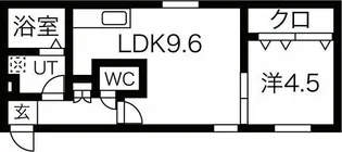 HalleyView麻生(ハレービュー麻生)【4階】の間取り