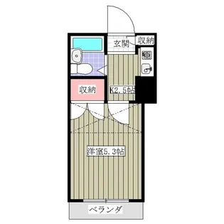 リーブル柏【1階】の間取り