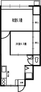 みやこマンション【3階】の間取り