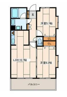 MODERNO【1階】の間取り