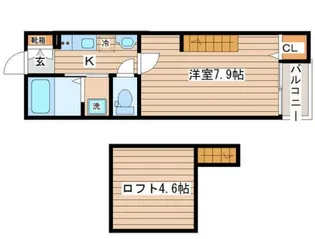 イーストポートII【2階】の間取り