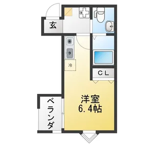 ヴィラディアス横浜III【3階】の間取り