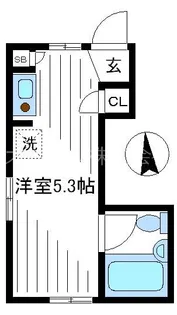 ライト高円寺III【1階】の間取り