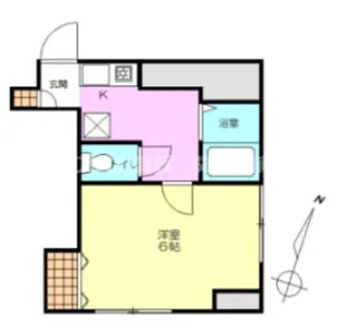 第7Z西村ビル【6階】の間取り