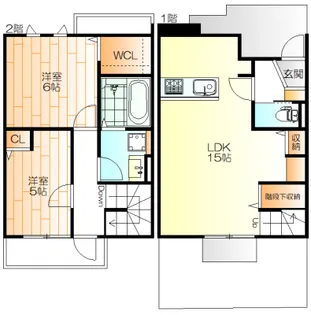 VITA HIYOSHI【1階】の間取り