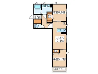 Ecrarge【3階】の間取り