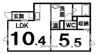 N.J中園【3階】の間取り