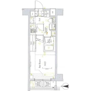 ラフィスタ川崎大師【3階】の間取り