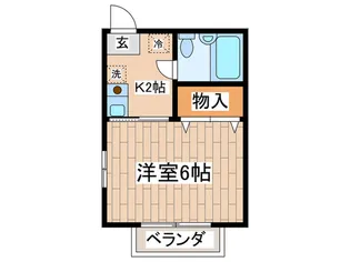 第1ハイア-ルの間取り