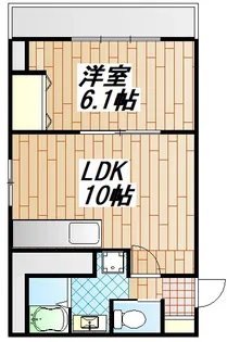 カーサマツダ【3階】の間取り
