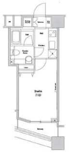ファーストリアルタワー新宿【15階】の間取り