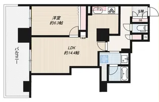 アマックス横浜【7階】の間取り