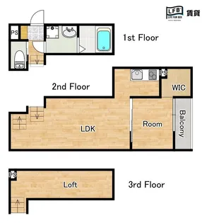 LFB APARTMENT中市【1階】の間取り