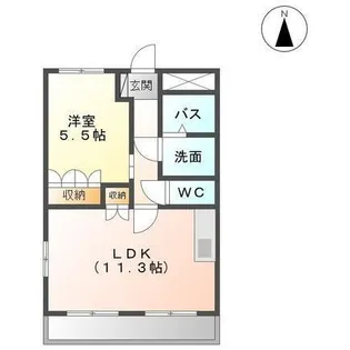 グレイス ヴィラI【1階】の間取り