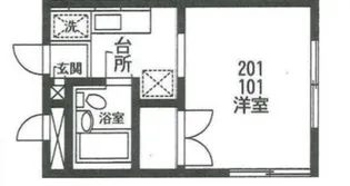 カームハイツ【2階】の間取り