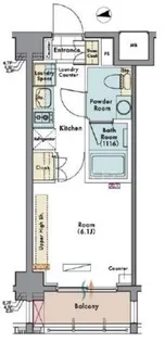 マスターズコート木場公園ブラン【2階】の間取り