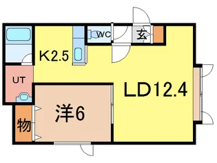 ヴァルゴA棟【1階】の間取り