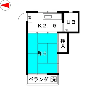 ワースエステイツ【2階】の間取り