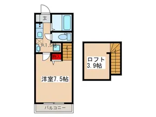 レブンワース【2階】の間取り