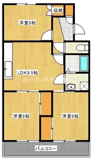 マンション ラポール【2階】の間取り