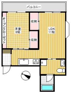 ミキハウス【3階】の間取り