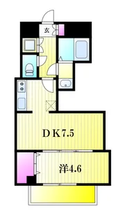 LEVICIA BLDG.II【4階】の間取り