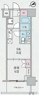 テラス浅草橋【11階】の間取り