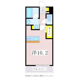 artemis谷山中央【4階】の間取り