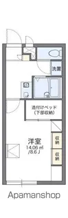 レオパレスTsushima【1階】の間取り