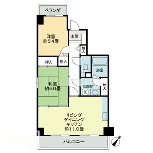 エスポワール辻【5階】の間取り