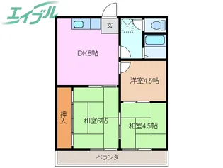 第二セントラルビル【5階】の間取り