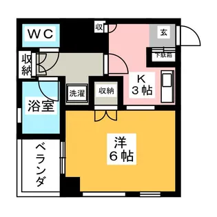 第2イワオビル【5階】の間取り