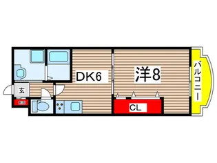 佐々木七郷ビル【4階】の間取り
