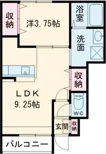 Prezia多良見west【1階】の間取り