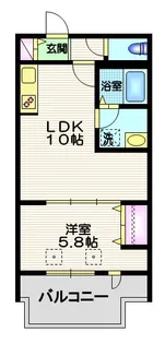 Lithos【3階】の間取り