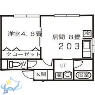 Red Frat【2階】の間取り