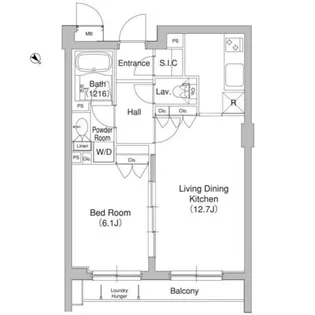 コンフォリア原宿【3階】の間取り