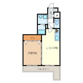 セントリアファースト【5階】の間取り