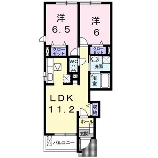 espacio II【1階】の間取り