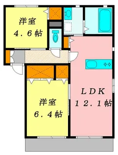 グリーンヴィラ柏【1階】の間取り