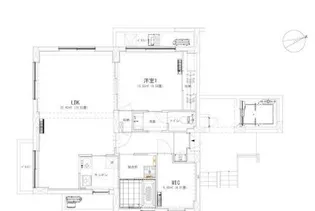 榎アパートメント【4階】の間取り