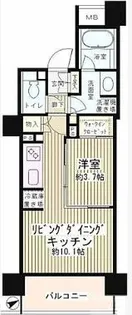 パークホームズ目黒リバーサウスアーバンレジデンス【10階】の間取り