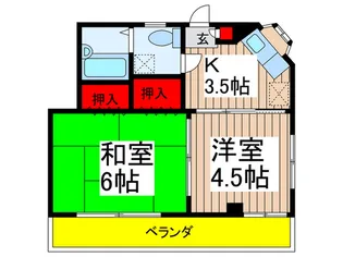WEST【2階】の間取り