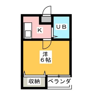 タイディーハウス【2階】の間取り