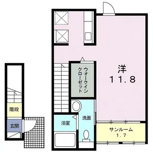 カーサ プリマベーラ【2階】の間取り