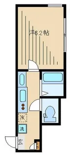 オリーブレジデンス東中野【1階】の間取り